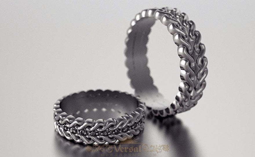 Обручальные кольца VGOK0131 из Белое золото, Платина от Ювелирный Дом Версаль 2