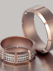 Обручальные кольца VGOK0070 из Розовое (красное) золото от Ювелирный Дом Версаль 1