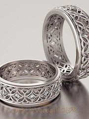 Обручальные кольца VGOK0078 из Белое золото, Платина от Ювелирный Дом Версаль 1