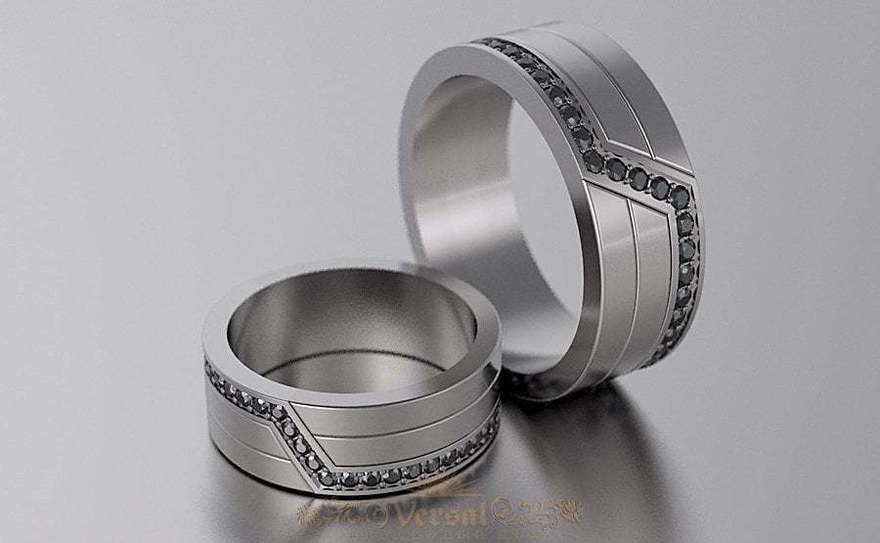 Обручальные кольца VGOK0139 из Белое золото, Платина от Ювелирный Дом Версаль 2