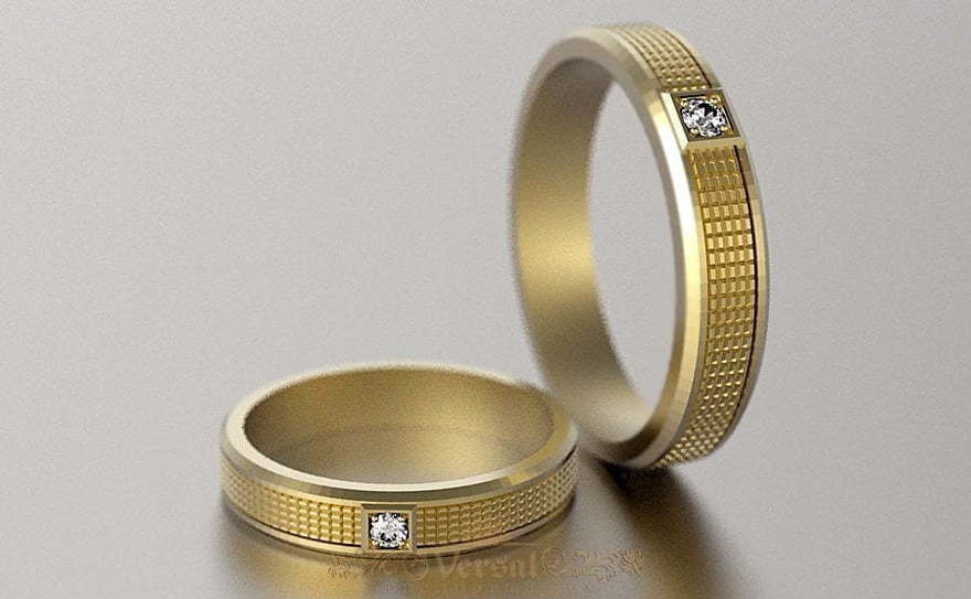 Обручальные кольца VGOK0052 из Желтое золото от Ювелирный Дом Версаль 1
