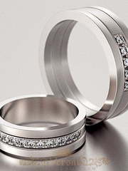 Обручальные кольца VGOK0126 из Белое золото от Ювелирный Дом Версаль 1