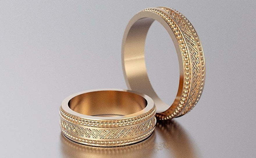 Обручальные кольца VGOK0002 из Розовое (красное) золото от Ювелирный Дом Версаль 2