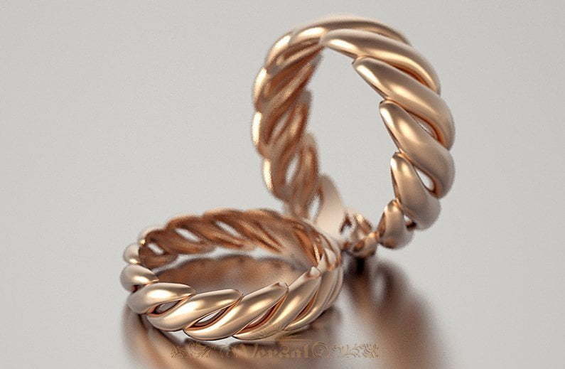 Обручальные кольца VGOK0101 из Розовое (красное) золото от Ювелирный Дом Версаль 1