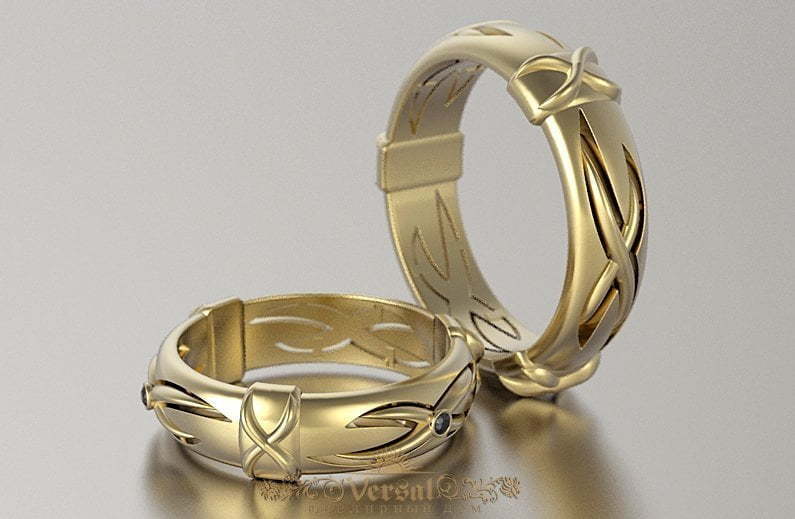 Обручальные кольца VGOK0136 из Желтое золото от Ювелирный Дом Версаль 1