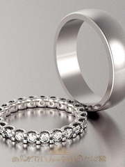 Обручальные кольца VGOK0027 из Белое золото, Платина от Ювелирный Дом Версаль 1