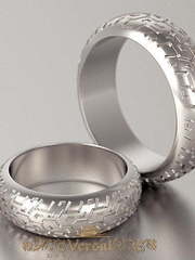 Обручальные кольца VGOK0045 из Белое золото, Платина от Ювелирный Дом Версаль 1