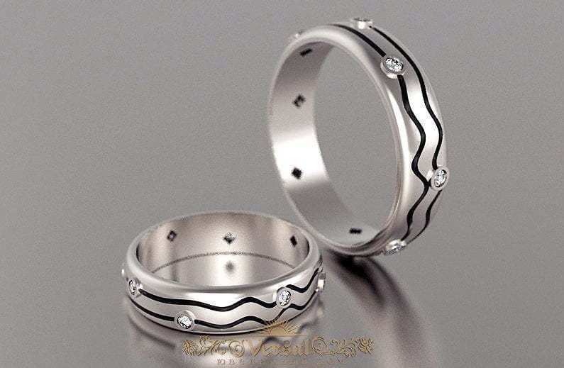 Обручальные кольца VGOK0009 из Белое золото, Платина от Ювелирный Дом Версаль 1