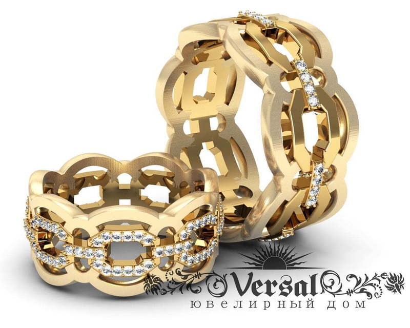 Обручальные кольца VGOK0066 из Желтое золото от Ювелирный Дом Версаль 1