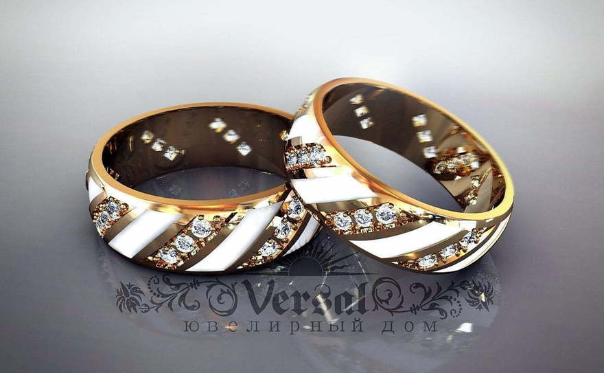 Обручальные кольца VGOK0007 из Желтое золото от Ювелирный Дом Версаль 1