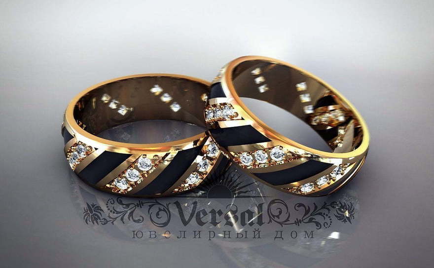 Обручальные кольца VGOK0007 из Желтое золото от Ювелирный Дом Версаль 2