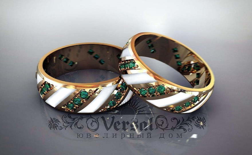 Обручальные кольца VGOK0007 из Желтое золото от Ювелирный Дом Версаль 3