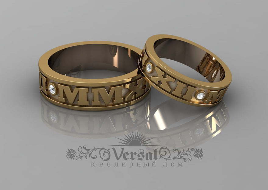 Обручальные кольца VGOK0148 из Желтое золото от Ювелирный Дом Версаль 1
