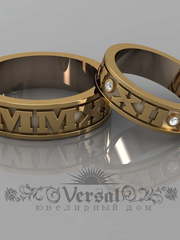 Обручальные кольца VGOK0148 из Желтое золото от Ювелирный Дом Версаль 1