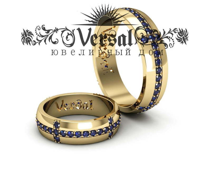 Обручальные кольца VGOK0026 из Желтое золото от Ювелирный Дом Версаль 2