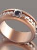 Обручальное кольцо VGMK0018 из Комбинированные от Ювелирный Дом Версаль 2