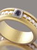 Обручальное кольцо VGMK0018 из Комбинированные от Ювелирный Дом Версаль 3