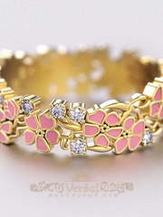 Помолвочное кольцо из желтого золота VGJK0192 из Желтое золото от Ювелирный Дом Версаль 2