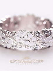 Помолвочное кольцо из белого золота VGJK0192 из Белое золото от Ювелирный Дом Версаль 1