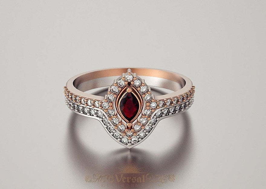 Помолвочное кольцо VGJK0086 из Комбинированные от Ювелирный Дом Версаль 1