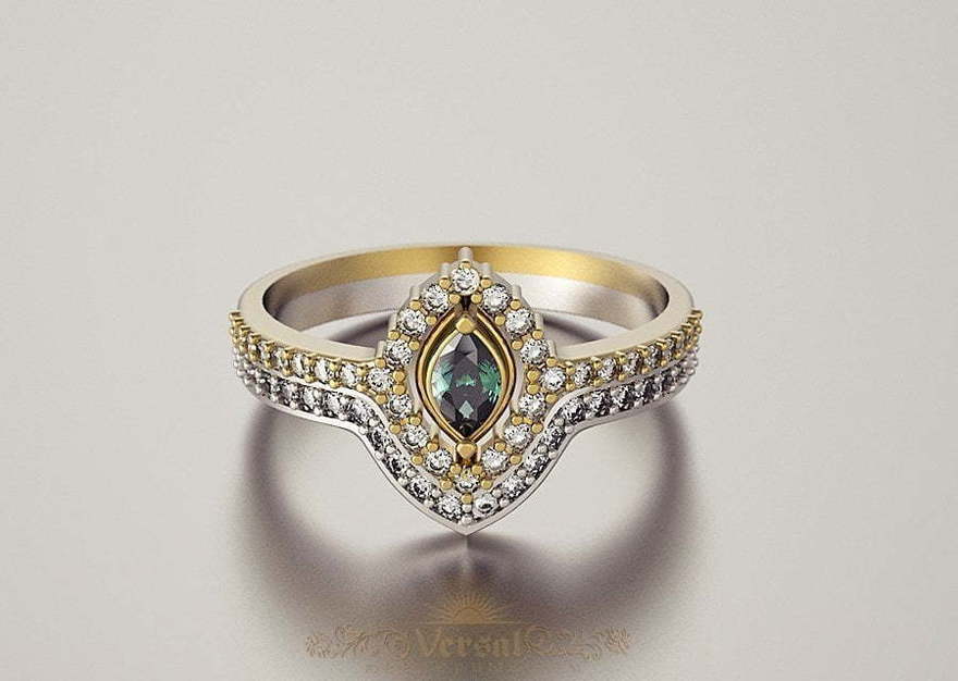 Помолвочное кольцо VGJK0086 из Комбинированные от Ювелирный Дом Версаль 3