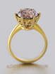 Помолвочное кольцо из желтого золота VGJK0187 из Желтое золото от Ювелирный Дом Версаль 3
