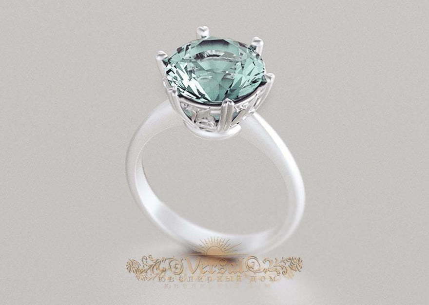 Помолвочное кольцо из белого золота VGJK0187 из Белое золото от Ювелирный Дом Версаль 3