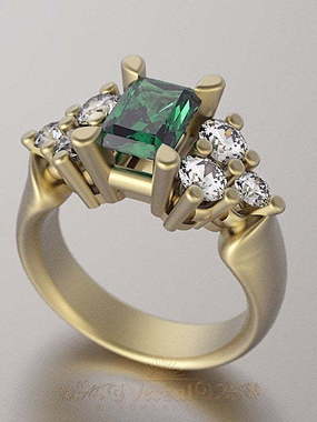 Помолвочное кольцо VGJK0024 из Белое золото, Желтое золото от Ювелирный Дом Версаль 2
