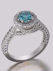 Помолвочное кольцо VGJK0183 из Белое золото, Желтое золото от Ювелирный Дом Версаль 1