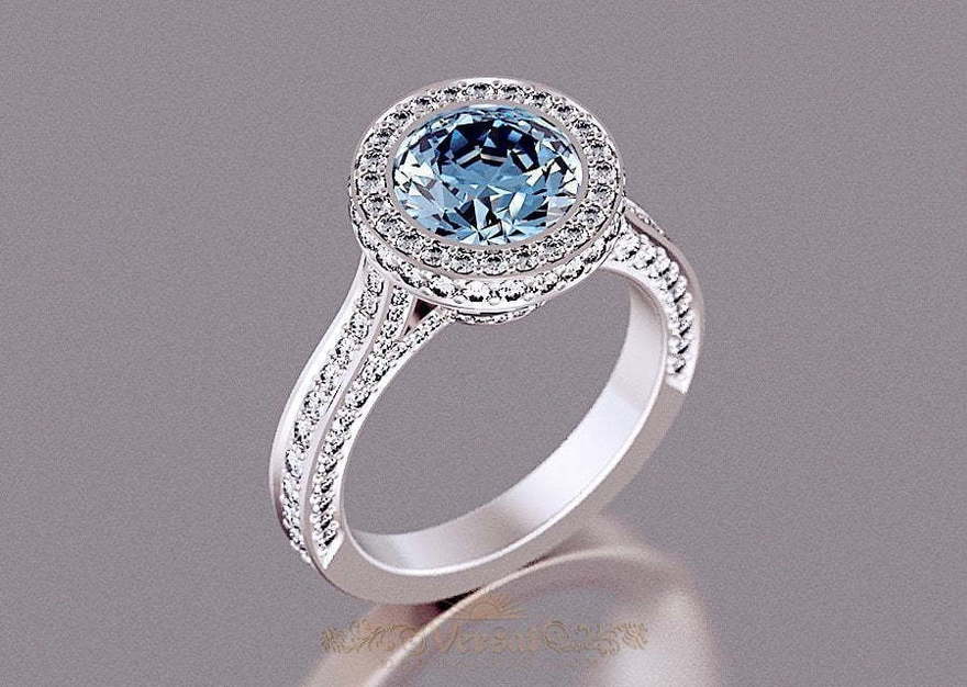 Помолвочное кольцоVGJK0039 из Белое золото от Ювелирный Дом Версаль 3