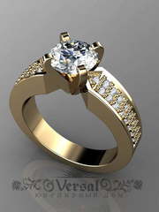 Помолвочное кольцо VGJK0049 из Белое золото, Желтое золото, Платина от Ювелирный Дом Версаль 1