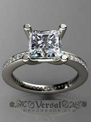 Помолвочное кольцо VGJK0057 из Белое золото, Желтое золото от Ювелирный Дом Версаль 1