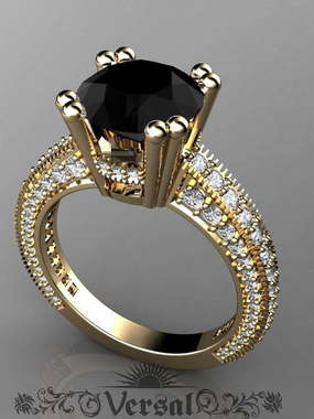 Помолвочное кольцо VGJK0050 из Белое золото, Желтое золото от Ювелирный Дом Версаль 2