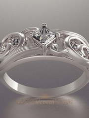 Помолвочное кольцо VGPK0101 из Белое золото от Ювелирный Дом Версаль 1