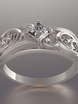 Помолвочное кольцо VGPK0101 из Белое золото от Ювелирный Дом Версаль 1