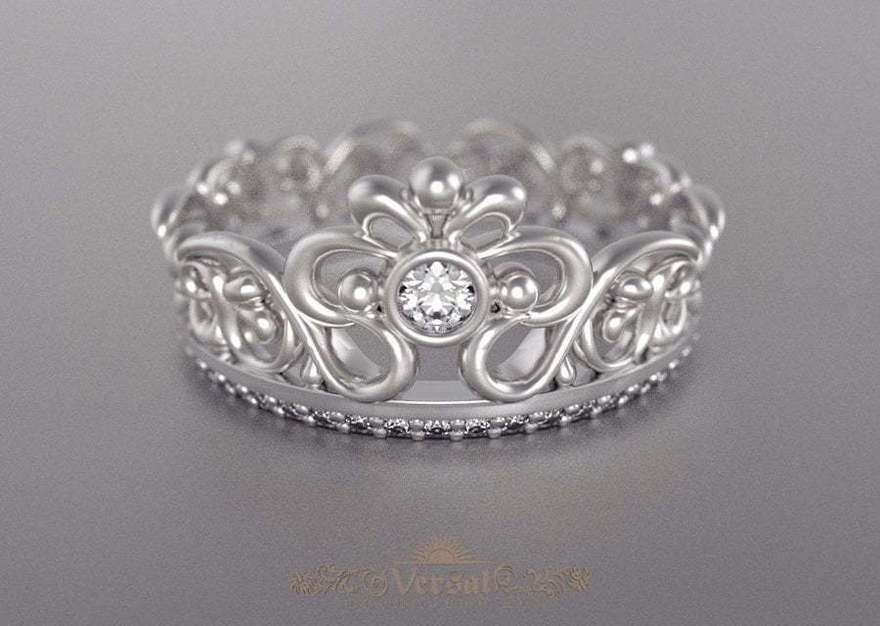 Помолвочное кольцо VGPK0106 из Белое золото от Ювелирный Дом Версаль 1