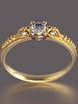 Помолвочное кольцо VGPK0090 из Желтое золото от Ювелирный Дом Версаль 1