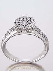 Помолвочное кольцо VGPK0089 из Белое золото от Ювелирный Дом Версаль 1