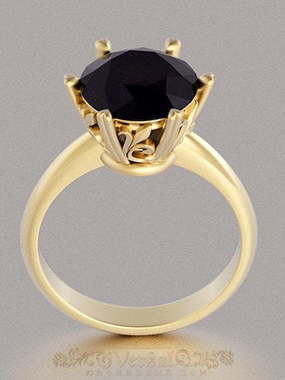 Помолвочное кольцо VGPK0088 из Белое золото, Желтое золото от Ювелирный Дом Версаль 2