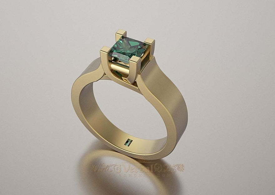 Помолвочное кольцо VGPK0043 из Желтое золото от Ювелирный Дом Версаль 2